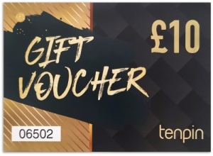 Tenpin Bowling Gift Voucher